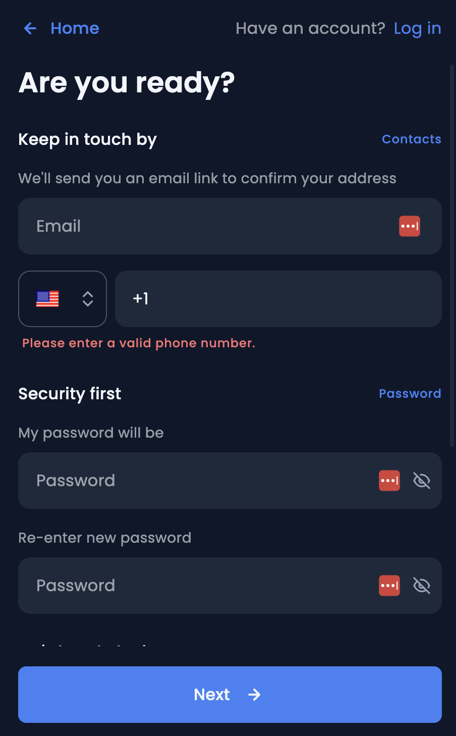 Winthere Registration