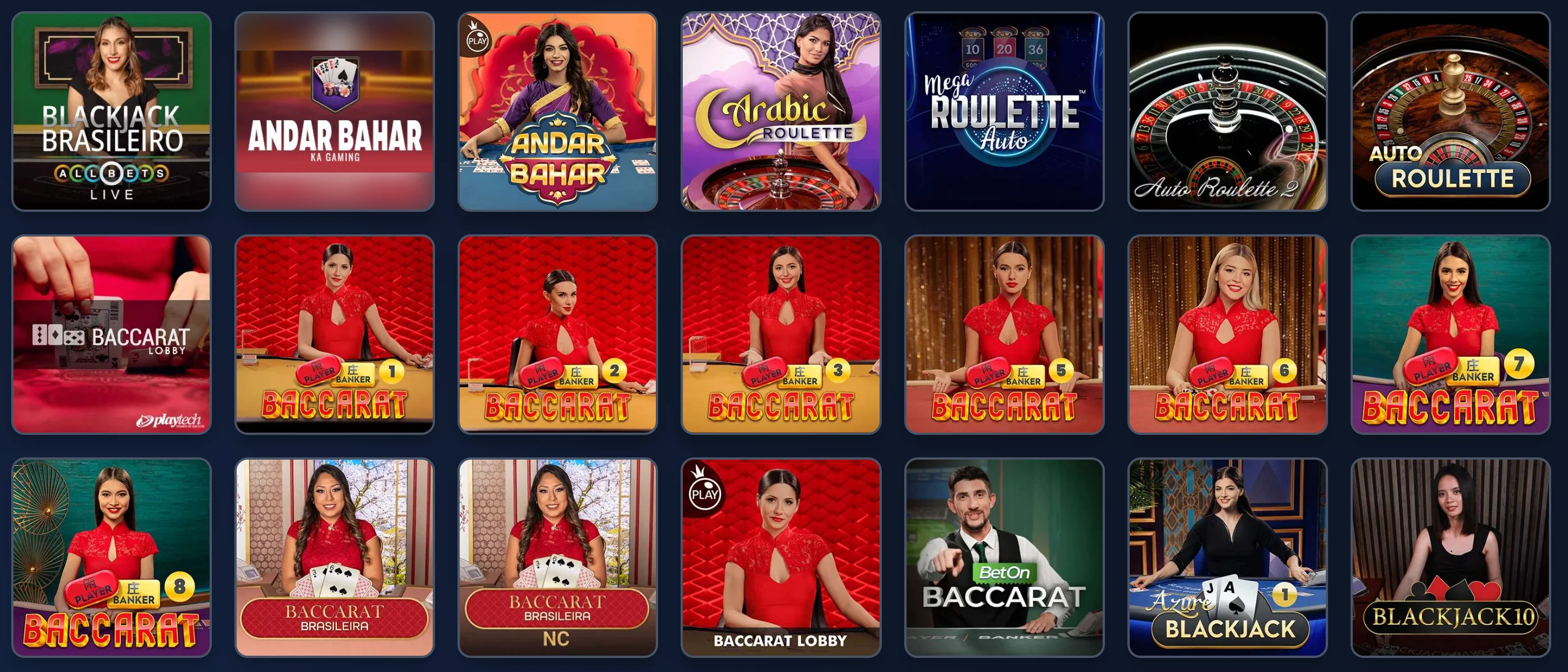 Winthere Casino Live Games